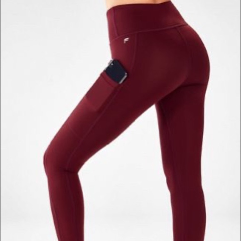 Fabletics High wasted pocket cold weather leggings